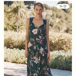 NWT Anthropologie Studded Harness Midi Dress, Small